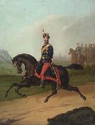 Portrait of a Romanian cavalry officer Constantin Lecca